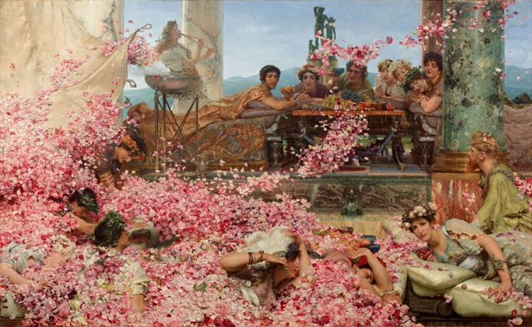 The Roses of Heliogabalus (mk23), Alma-Tadema, Sir Lawrence
